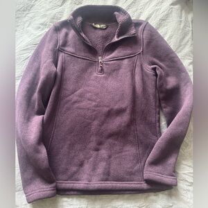 The North Face Purple Fleece Pullover